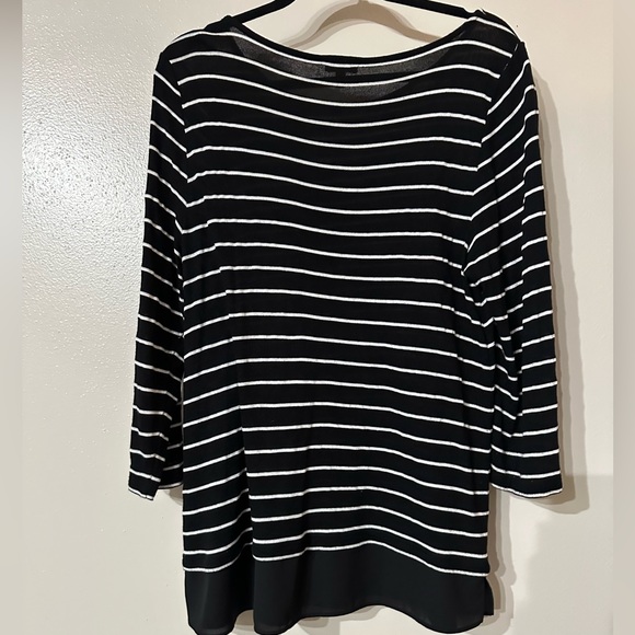 Talbots Striped Blouse - Picture 2 of 4